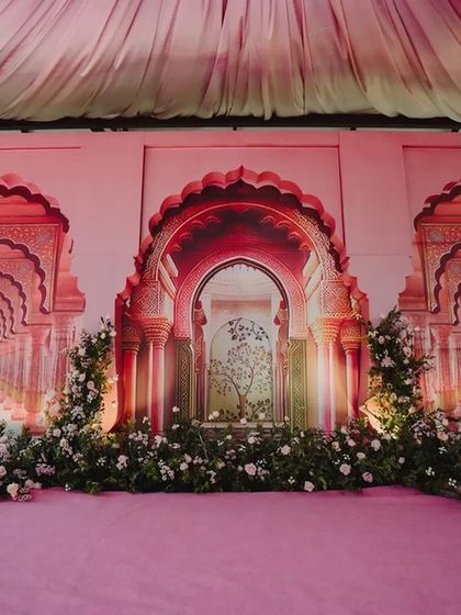 Crimson and Cherry - Wedding Design & Styling Grand Receptions & Sangeet Nights photo 35