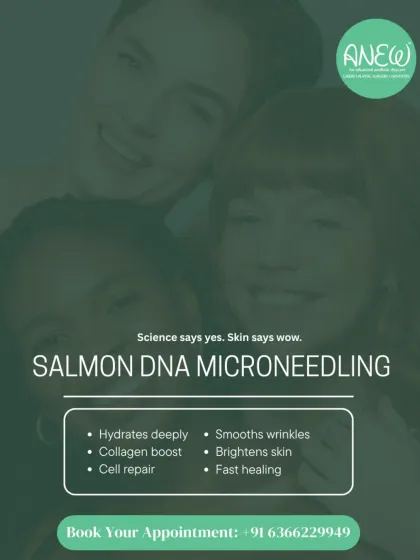Science says yes, skin says wow. Salmon DNA Microneedling is a powerful rejuvenation treatment that deeply hydrates, boosts collagen, repairs cells, and brightens skin for a visibly healthier and more youthful complexion.