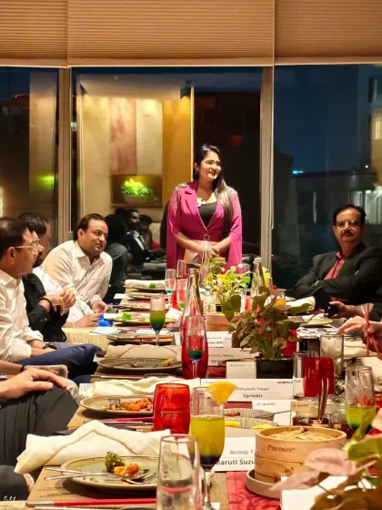 Hosting an intimate CX Dinner for industry leaders. My approach shifts from high-energy to sophisticated engagement for formal corporate gatherings, facilitating meaningful conversations and ensuring the event's objectives are met with class.