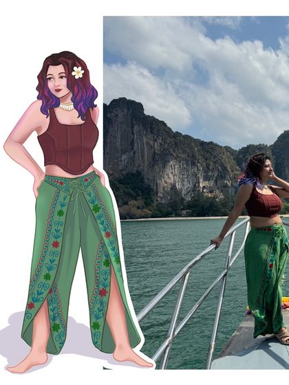 Rachita Burjupati - Custom Apparel & Wearable Art Digital Outfit & Travel Illustrations photo 8