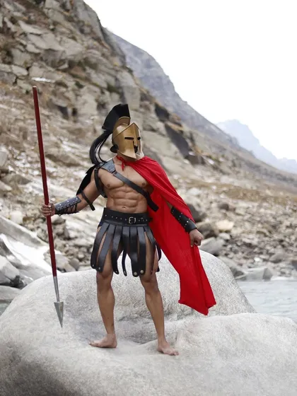 A warrior's spirit is his greatest weapon. This Spartan concept shoot represents the strength and conqueror mindset I bring to my own training and my clients' transformations.