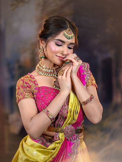 Deepika Makeup and Hair - Professional Makeup & Hair Academy Elegant North Indian & Fusion Bridal Styles photo 26