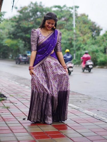 CB Rental Dresses - Women's Occasion Wear Rental Langa Davanis (Half Sarees) photo 29