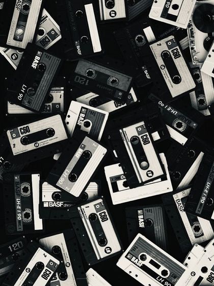 A cool shot of a pile of cassette tapes. A little throwback to the analog days that continue to inspire the music I play today.