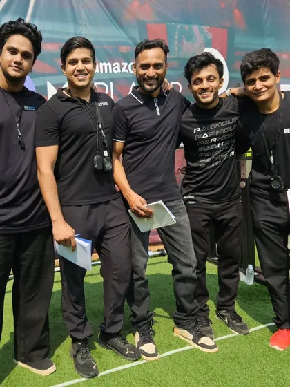 Another shot of our coaching team at the Battleground bootcamp. We are proud to bring our expertise in high-level fitness and conditioning to events across India.