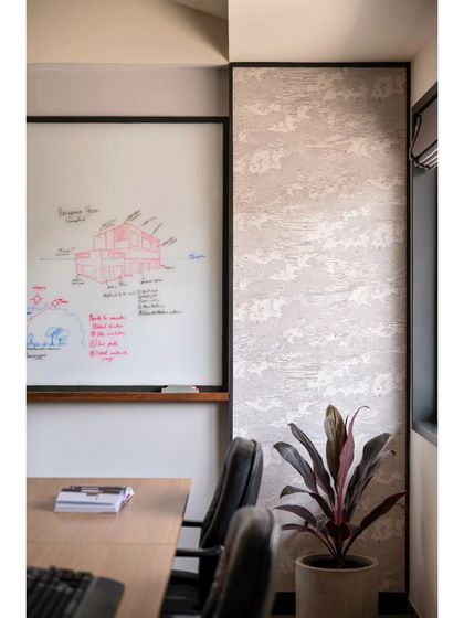 These images provide further views and details of the Project Rooftop and Noir Oak offices. They showcase everything from conference room details and corridor views to custom furniture and the play of natural light, illustrating my comprehensive approach to workspace design.