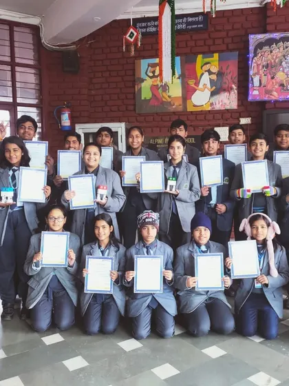 Students proudly display their certificates and projects after completing an ATL Lab workshop. We empower young innovators across India by bringing cutting-edge technology and hands-on learning to their schools.