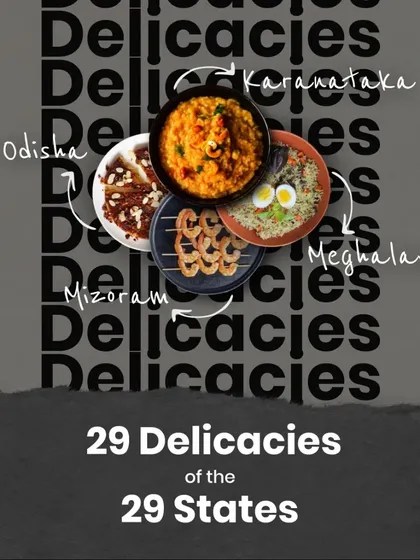 Our final exploration of India's delicacies includes Karnataka's Bisi Bele Bath, Odisha's cheesecake-like Chenna Poda, Meghalaya's pork and rice dish Jadoh, and Mizoram's grilled shrimp Misa Mach Poora.