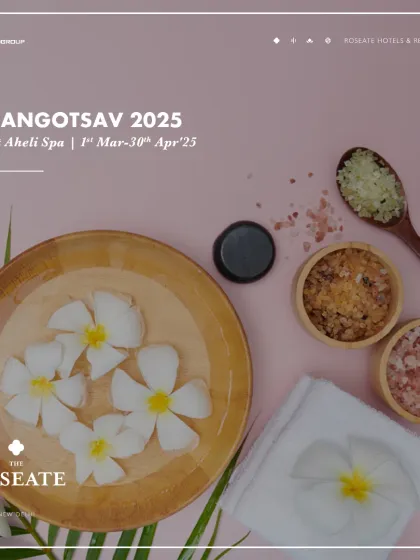 Our 'Rangotsav' offer is a celebration of relaxation. It combines a body massage, scrub, and facial to provide a complete, head-to-toe rejuvenating experience.