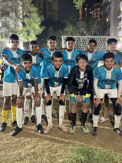 The U-15 team posing for a photo during the UYC Championship.