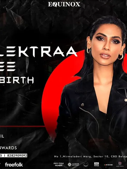 This poster shows me supporting the incredible Elektraa for a night of pure tech magic. I thrive on collaborating and sharing the stage with other great DJs.