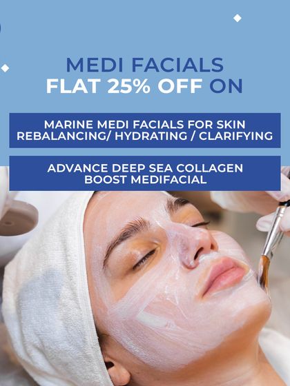 Our October offers include a flat 25% off on our popular Marine Medi-Facials and the Advanced Deep Sea Collagen Boost Medi-Facial.