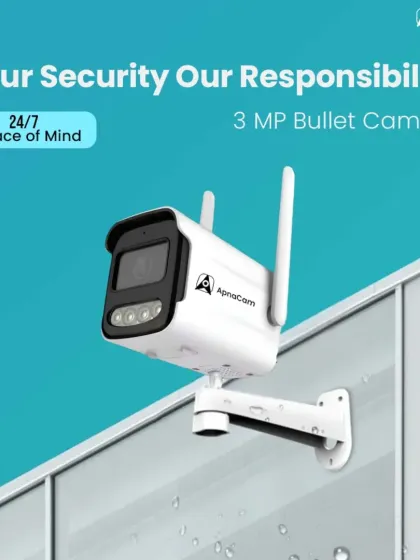 Your security is my responsibility. This 3 MP Bullet Camera provides 24/7 peace of mind with a simple WiFi setup and robust, weatherproof construction.