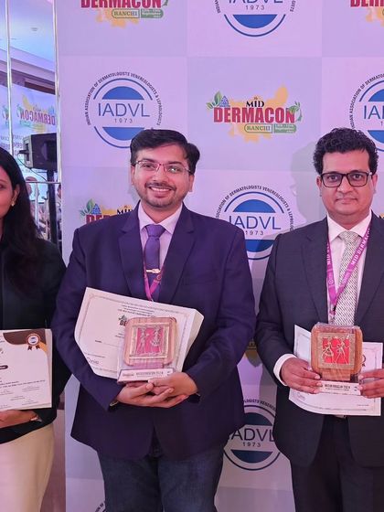 I was honored to be invited to speak about Hair Transplant Surgery at Mid Dermacon 2024, a national conference by IADVL.