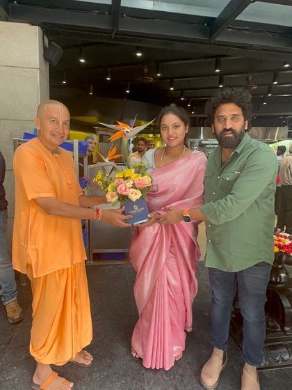 It was a pleasure to host Shri Gauranga Das. Creating a welcoming atmosphere for all guests is a cornerstone of the brand culture I help businesses develop.