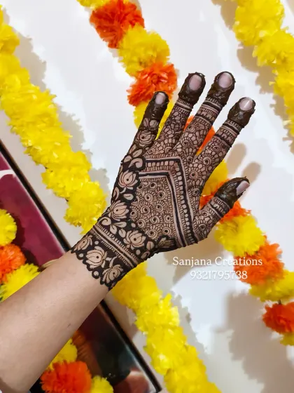 A full and intricate design for a close family member.