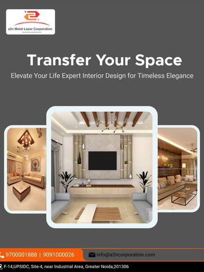 A collage showcasing three different living room designs, emphasizing our ability to transform any space with timeless elegance. The central image features a prominent custom TV unit and ceiling detail.