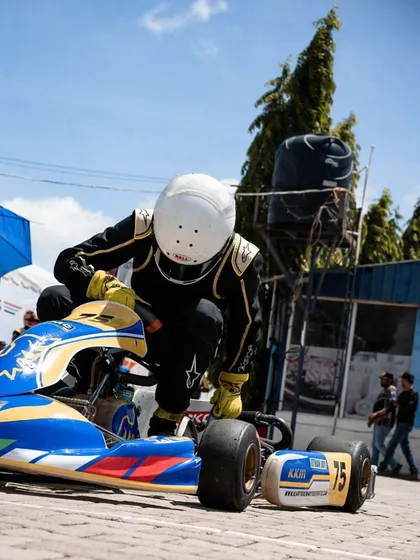 A collage from Round 1 of the Rotax 2024 season.