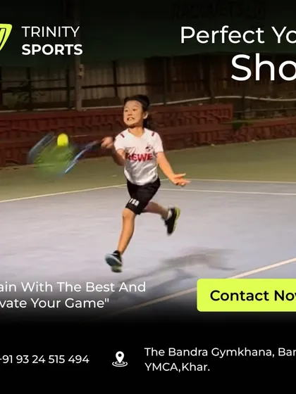 See the results of dedicated training in this action shot of a junior player moving swiftly across the court to connect with a powerful forehand. Our programs focus on developing agility, proper technique, and on-court confidence for players of all ages.