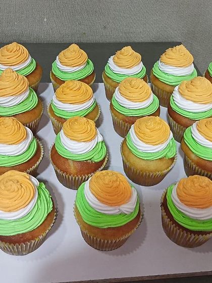 For our Independence Day celebration, I served these special tri-color cupcakes. It's a small, sweet way to make a festive occasion even more memorable for the children.