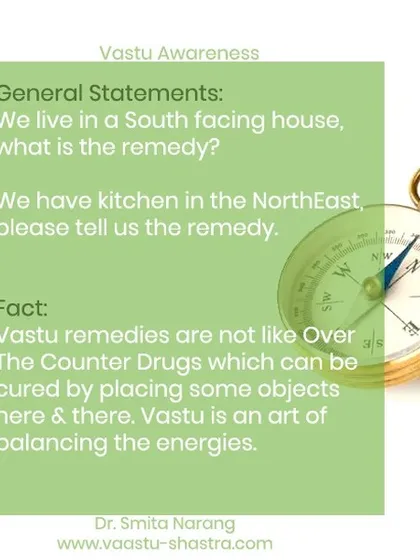 Vastu remedies are not over the counter drugs. People often ask for a quick remedy for a South-facing house or a North-East kitchen. Vastu is not about placing random objects. It is a complex art of balancing the five elements based on a scientific analysis of your specific layout.