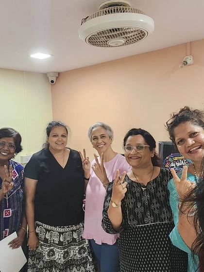 A happy group photo after successfully completing the first season of our Classical Vocal sessions. It's a joy to see their progress.