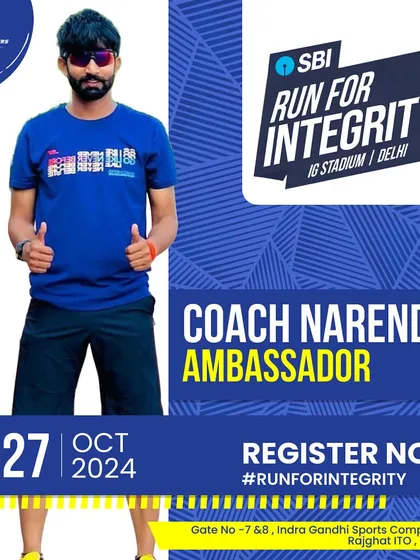 As the official ambassador for the SBI Run for Integrity. I lend my voice and experience to promote events that combine fitness with a social cause.
