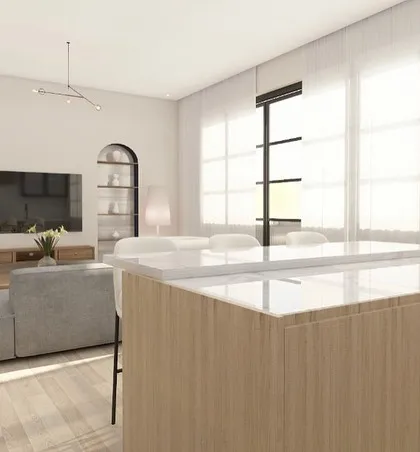 A collection of our 3D design concepts, showcasing various styles, color combinations, and layouts for kitchens, bedrooms, and living rooms. This is the first step in bringing your dream home to life.