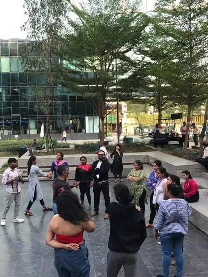 Our S.H.E. self-defense workshop in action at a corporate office in BKC. We teach Simple, Handy, and Effective techniques that anyone can use, making safety and empowerment accessible to everyone, right in their workplace.