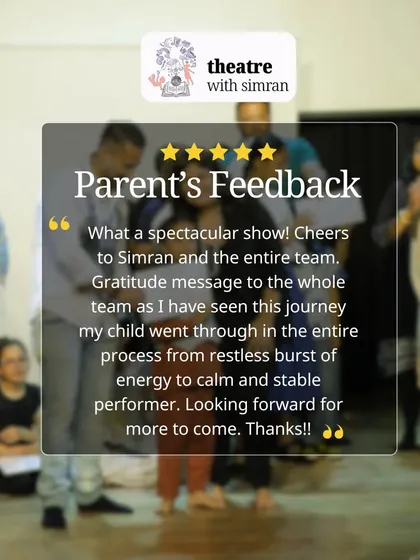"What a spectacular show!" A parent shares her gratitude and reflects on her child's journey from restless energy to a calm and stable performer.