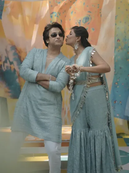 Vibrant Haldi & Mehendi Functions photo 31