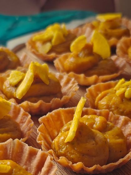 Spiced Pumpkin Canapes, a creative way to get you to eat your veggies! These bite-sized treats are perfect finger food for Christmas dinners and parties.