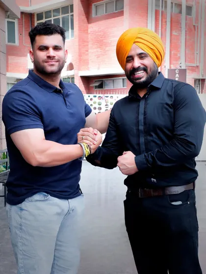 With my brother Rishi Anand, the backbone of NPC shows across India. We work together to ensure every event is a success.