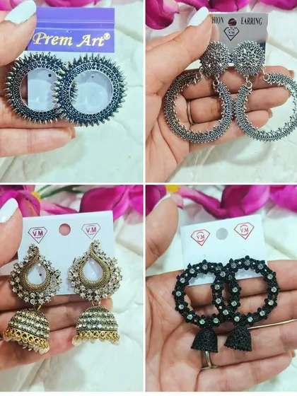 Our collection includes these unique spiked and studded earring bezels in oxidized silver and black finishes. They are perfect for anyone looking to create bold, edgy, and contemporary resin jewelry.