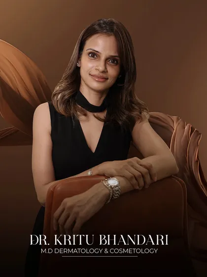 I am Dr. Kritu Bhandari, founder and lead dermatologist at Orijine. With global experience in facial aesthetics and skin rejuvenation, my philosophy is to enhance your natural beauty with thoughtful science and minimalist, effective anti-ageing therapies.