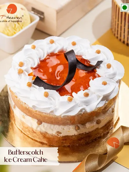 A timeless favourite, now cooler than ever. Our Butterscotch Ice Cream Cake is a sweet and crunchy delight, perfect for any celebration.