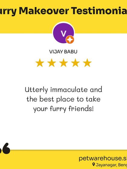 Pet Warehouse - Pet Grooming Services Words from Our Pet Parents photo 26