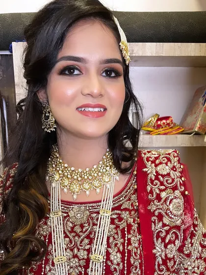 Happy clients are the prettiest. This bride's joyful expression is the best testament to a successful and beautiful bridal makeover.