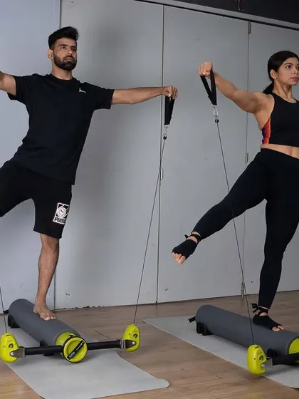 We use awesome equipment like the MOTR to work on balance, agility, and cardio. It's a full-body workout that challenges you in new ways and proves that fitness is for everyone, no matter your goals.