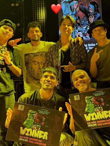 Bringing the win home for Bharat. This was a proud moment for the whole crew, getting our first international title in Saigon. We train hard and represent harder.