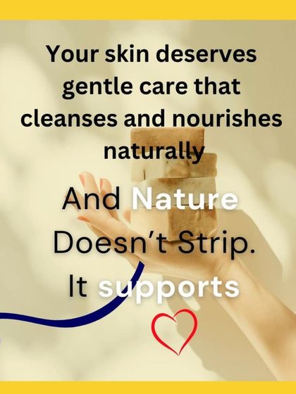 Your skin deserves gentle care that cleanses and nourishes naturally. Nature doesn't strip your skin's protective barrier, it supports it.
