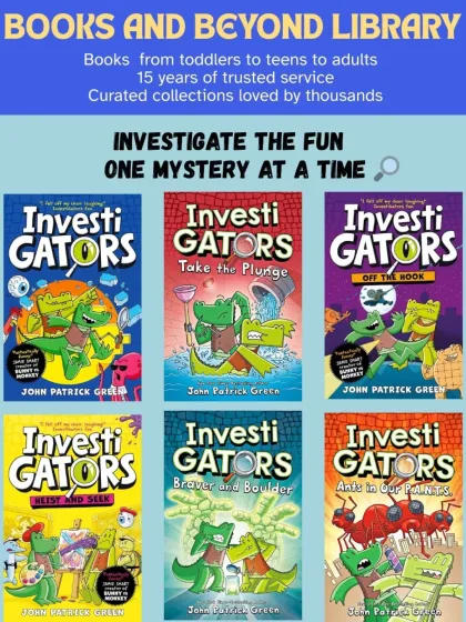 Meet the InvestiGators, Mango and Brash! This graphic novel series is a perfect mix of mystery, comedy, and action. The engaging format and hilarious spy missions are great for building reading interest, even in reluctant readers.