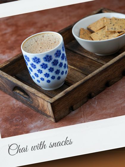 Sometimes, all you need is a simple cup of chai with some crispy snacks. It's the perfect combination for a rainy afternoon or a chat with a friend.