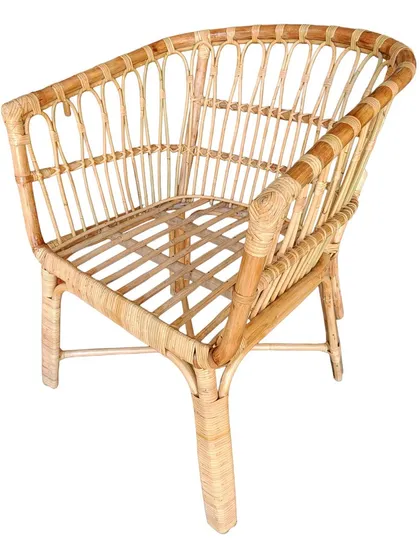 This image shows the raw frame of a cane armchair before any finishing or upholstery is added. This gives you a clear look at the joinery and structural quality that goes into every piece I make.