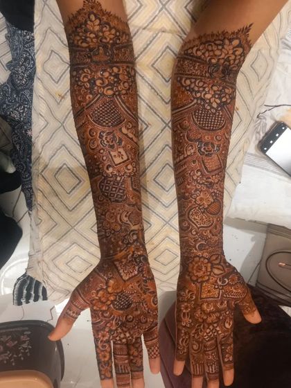 Mehendi Art by Nishat - Mehndi (Henna) Artistry Elaborate Bridal Henna photo 57
