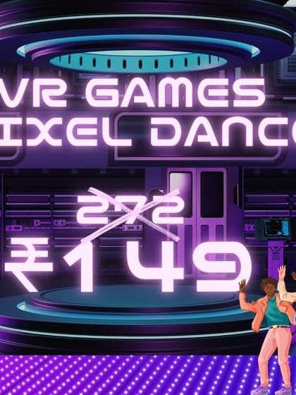 Enjoy VR games and our interactive Pixel Dance floor for just ₹149 with our special offer. Available at both Koramangala and New BEL Road branches.
