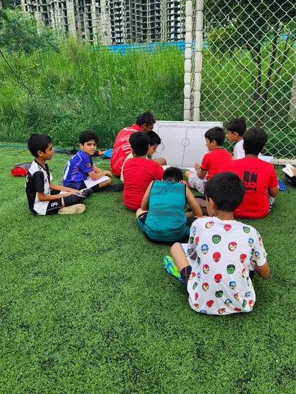 A closer look at our tactical session, where players learn about positioning and game strategy. There is no substitute for experience.