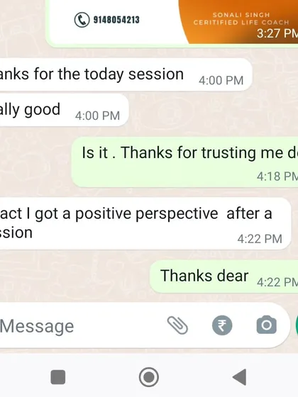 "I got a positive perspective after a session." This simple message from a client means the world. My goal is to help you shift your perspective and find positivity.