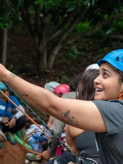 "Never in my wildest dreams would I have thought that I would be rock climbing." This is a participant's story from our all-women-led workshop, a day that turned self-doubt into pure confidence and empowerment.