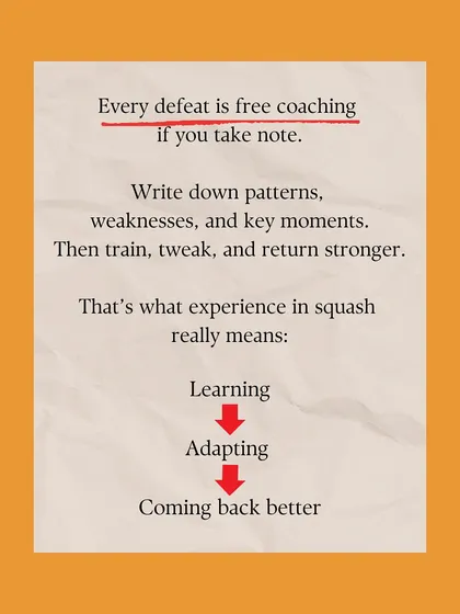 Our coaching philosophy is simple: every defeat is a lesson. We teach our players to analyze their game, learn from losses, and come back stronger. This is how you build real experience and mental toughness.